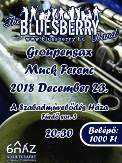 Muck Ferenc és barátai adnak karácsonyi koncertet A Szabadművelődés Házában